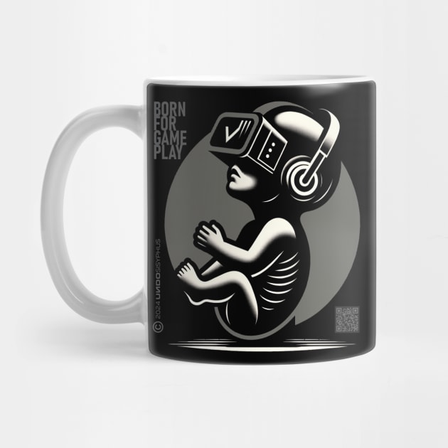 Born for Gameplay (Black) | UndoSisyphus™ Gaming Collection by UndoSisyphus